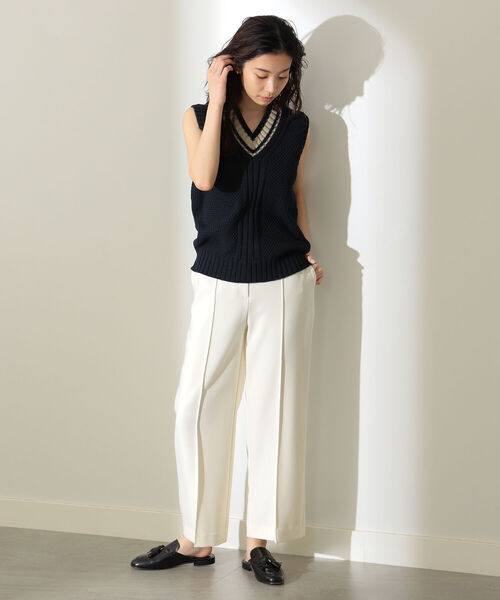 309t*美品 スローン SLOANE コットン ニットベスト SLOANE（スローン