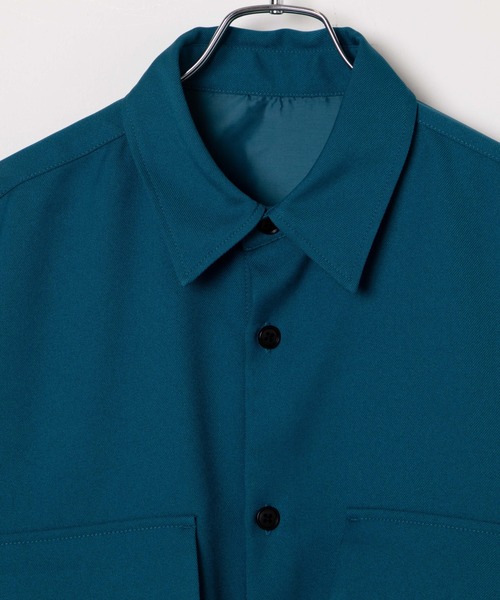 LUCY（ルーシー）の「LUCY/【セットアップ対象商品】イージーケア フラップBIGシャツ（シャツ/ブラウス・メンズ・ブルー系その他/アイボリー/ブラック・MEDIUM/LARGE）」の22枚目の写真