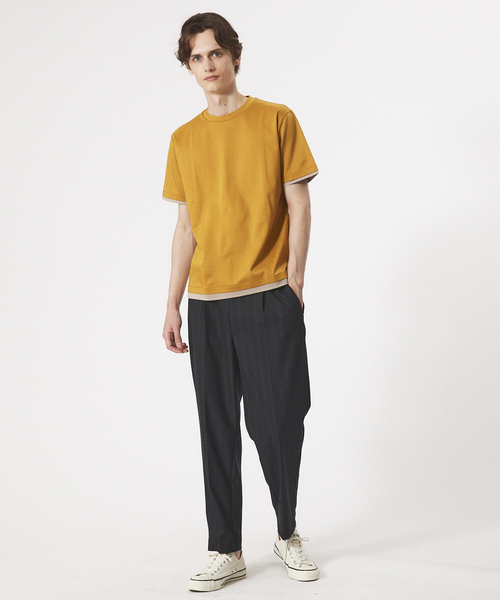 ABAHOUSE（アバハウス）の「【マルチストライプ】ワイド テーパードパンツ / スラックス（スラックス・メンズ・ネイビー/ベージュ/ブラウン・44/46/48）」の13枚目の写真