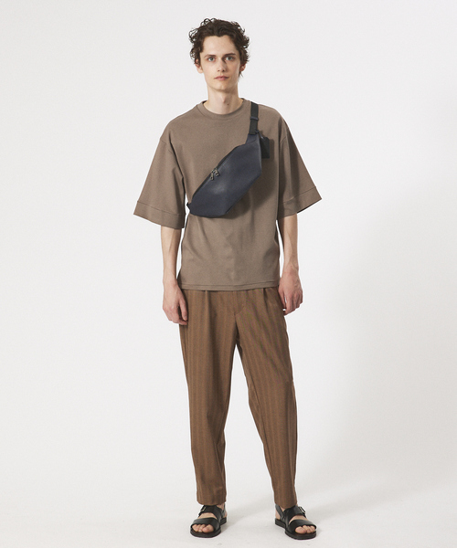 ABAHOUSE（アバハウス）の「【マルチストライプ】ワイド テーパードパンツ / スラックス（スラックス・メンズ・ネイビー/ベージュ/ブラウン・44/46/48）」の7枚目の写真