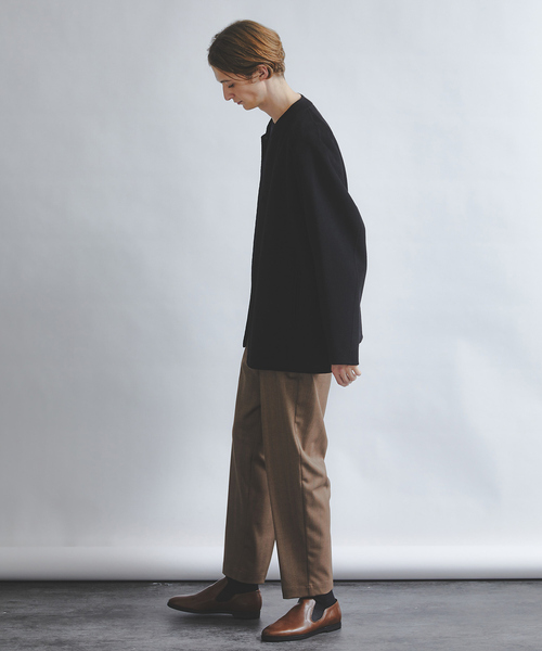 ABAHOUSE（アバハウス）の「【マルチストライプ】ワイド テーパードパンツ / スラックス（スラックス・メンズ・ネイビー/ベージュ/ブラウン・44/46/48）」の4枚目の写真