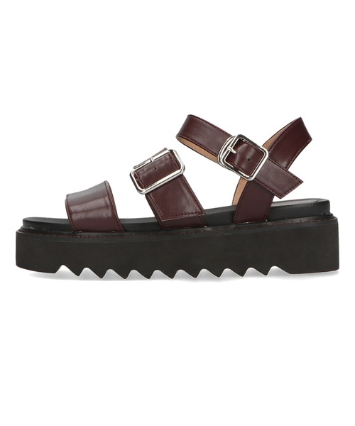 ORiental TRaffic（オリエンタルトラフィック）の「■厚底ダブルベルトサンダル/31235（サンダル・レディース・シルバー/ブラック/ブラウン・SS/S/M/L/LL/3L）」の7枚目の写真