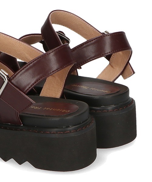 ORiental TRaffic（オリエンタルトラフィック）の「■厚底ダブルベルトサンダル/31235（サンダル・レディース・シルバー/ブラック/ブラウン・SS/S/M/L/LL/3L）」の8枚目の写真