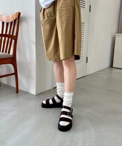 ORiental TRaffic（オリエンタルトラフィック）の「■厚底ダブルベルトサンダル/31235（サンダル・レディース・シルバー/ブラック/ブラウン・SS/S/M/L/LL/3L）」の21枚目の写真