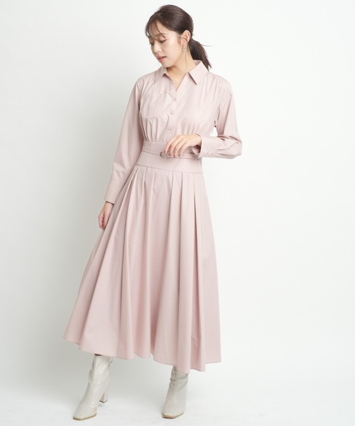 JUSGLITTY（ジャスグリッティー）の「シャツワンピース（ワンピース