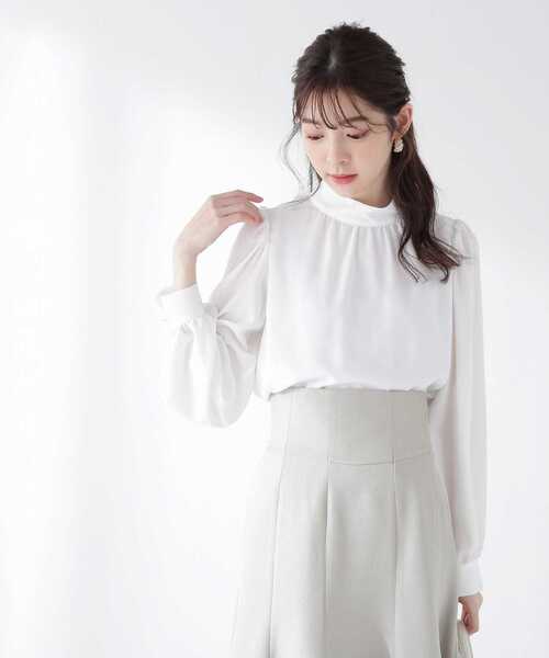 PROPORTION BODY DRESSING（プロポーションボディドレッシング）の「サテンリボンブラウス / 1213110204（シャツ/ブラウス・レディース・ホワイト/グレー/ホワイト系その他・SMALL/MEDIUM）」の19枚目の写真