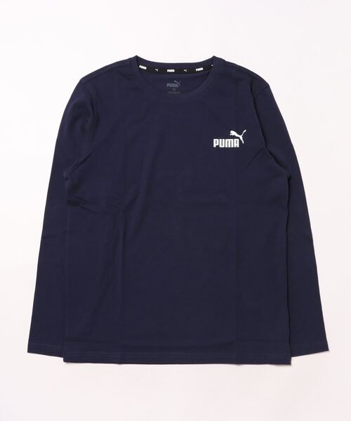 PUMA（プーマ）の「《PUMA》ESS NO.1 ロゴ LS Tシャツ（Tシャツ/カットソー・キッズ・ブラック/グレー/ネイビー系/ホワイト・140/150/120/160/130）」の4枚目の写真
