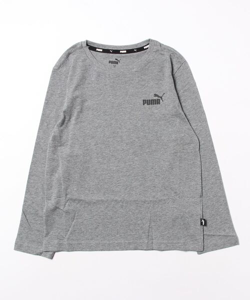 PUMA（プーマ）の「《PUMA》ESS NO.1 ロゴ LS Tシャツ（Tシャツ/カットソー・キッズ・ブラック/グレー/ネイビー系/ホワイト・140/150/120/160/130）」の3枚目の写真