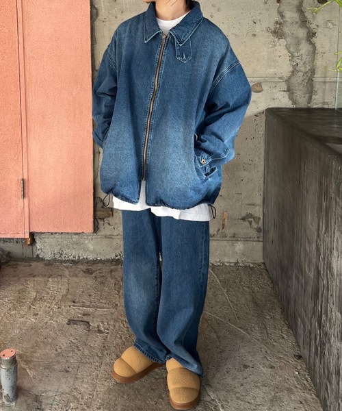 shesame（シーセム）の「ブラストデニムブルゾン（ブルゾン・レディース・ブラック/ブルー/インディゴブルー・MEDIUM/LARGE）」の18枚目の写真