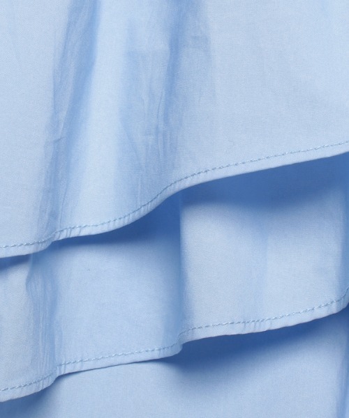 EIMY ISTOIRE(エイミーイストワール)の「ダブルフリルオフショルダーブラウス(シャツ/ブラウス・レディース・ホワイト/ブラック/サックスブルー/ライトイエロー/ピンク・FREE)」の21枚目の写真