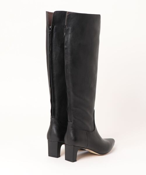 LA BELLE ETUDE（ラベルエチュード）の「【LE VERNIS】バックジッパーロングブーツ（ブーツ・レディース・ブラック/モカ・23.5/24.5）」の7枚目の写真