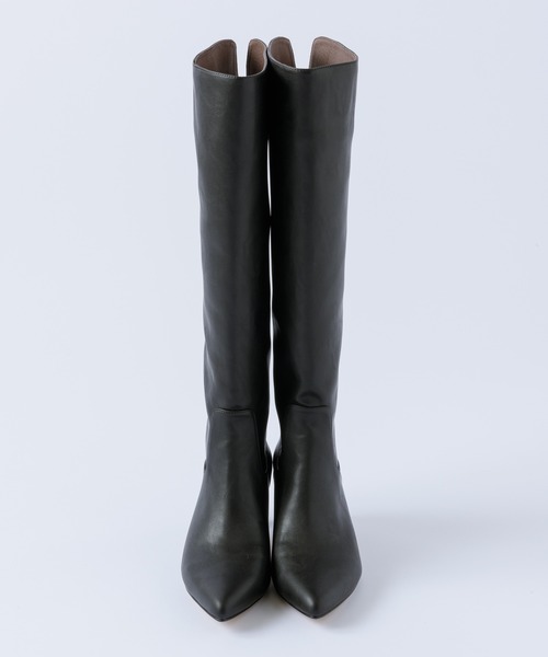 LA BELLE ETUDE（ラベルエチュード）の「【LE VERNIS】バックジッパーロングブーツ（ブーツ・レディース・ブラック/モカ・23.5/24.5）」の10枚目の写真