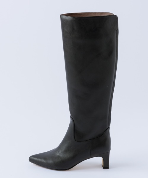 LA BELLE ETUDE（ラベルエチュード）の「【LE VERNIS】バックジッパーロングブーツ（ブーツ・レディース・ブラック/モカ・23.5/24.5）」の14枚目の写真