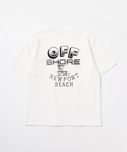 OFFSHORE(オフショア)の「NEWPORTBEACH TEE/ニューポートビーチ ティーシャツ(Tシャツ/カットソー・メンズ・ブルー/ホワイト・S/M/L/XL)」の11枚目の写真