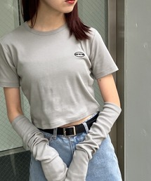 【Snap club】アームウォーマー付きショートトップス