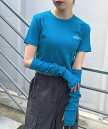 【Snap club】アームウォーマー付きショートトップス