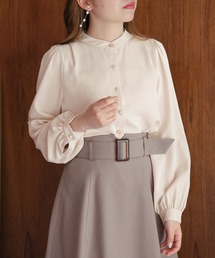 ASTORIA ODIER | マルチボタンブラウス(シャツ/ブラウス)