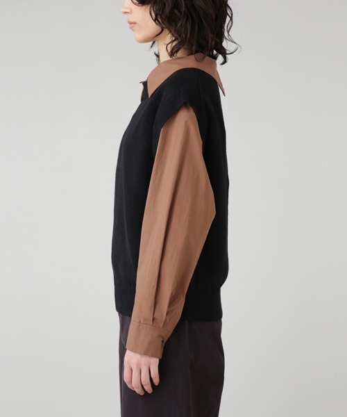 MARGARET HOWELL(マーガレットハウエル)の「COTTON LINEN(ベスト・レディース・ブラック/ホワイト系その他3・2)」の8枚目の写真