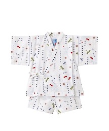 MIKI HOUSE | 金魚・とんぼ和柄の甚平スーツ(浴衣)