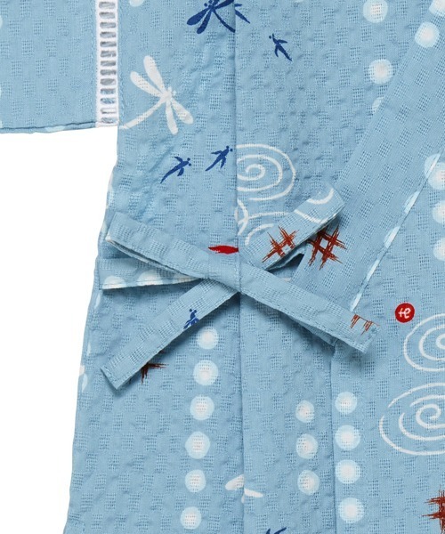MIKI HOUSE（ミキハウス）の「金魚・とんぼ和柄の甚平スーツ（浴衣・キッズ・ブルー/ホワイト・120cm/110cm/100cm/140cm/130cm/90cm/80ｃｍ）」の13枚目の写真