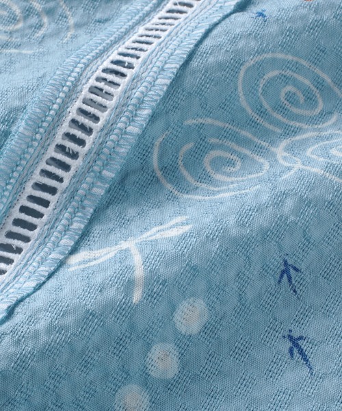 MIKI HOUSE（ミキハウス）の「金魚・とんぼ和柄の甚平スーツ（浴衣・キッズ・ブルー/ホワイト・120cm/110cm/100cm/140cm/130cm/90cm/80ｃｍ）」の15枚目の写真