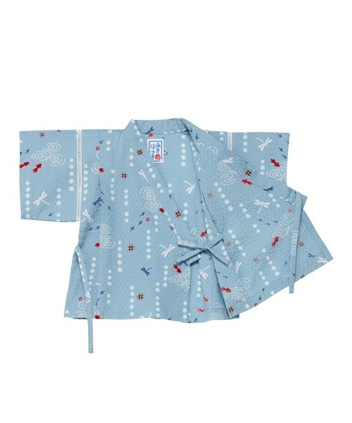 MIKI HOUSE（ミキハウス）の「金魚・とんぼ和柄の甚平スーツ（浴衣・キッズ・ブルー/ホワイト・120cm/110cm/100cm/140cm/130cm/90cm/80ｃｍ）」の12枚目の写真