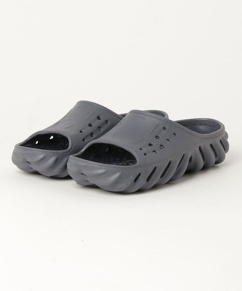 crocs(クロックス)の「ECHO SLIDE 208170-4EA(サンダル・メンズ・ブルー・22.0cm/23.0cm/24.0cm/25.0cm/26.0cm/27.0cm/28.0cm/29.0cm)」の1枚目の写真