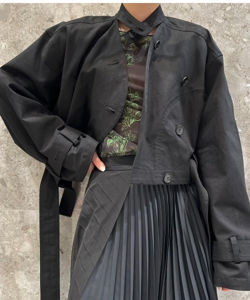 LE CIEL BLEU(ルシェルブルー)の「フェンシングジャケット / Fencing Jacket(テーラードジャケット・レディース・キャメル/ブラック・36)」の19枚目の写真