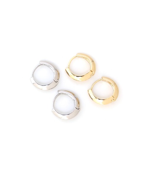 MIELI INVARIANT(ミエリインヴァリアント)の「Minimal Hoop Pierce(ピアス(両耳用)・レディース・ゴールド/シルバー・FREE)」の8枚目の写真