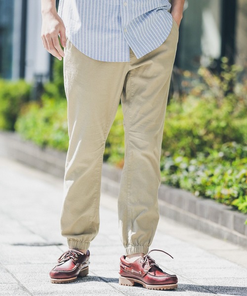 URBAN RESEARCH Sonny Label（アーバンリサーチサニーレーベル）の「『XLサイズあり』リネンイージージョガーパンツ（その他パンツ・メンズ・ベージュ/ネイビー/カーキ/グレー・MEDIUM/LARGE/X-LARGE）」の5枚目の写真