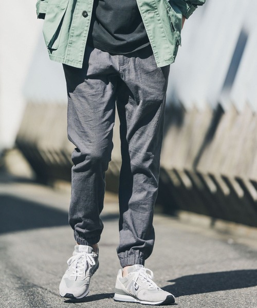 URBAN RESEARCH Sonny Label（アーバンリサーチサニーレーベル）の「『XLサイズあり』リネンイージージョガーパンツ（その他パンツ・メンズ・ベージュ/ネイビー/カーキ/グレー・MEDIUM/LARGE/X-LARGE）」の8枚目の写真