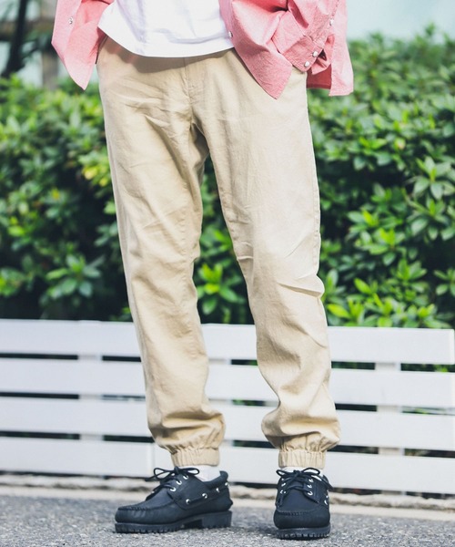URBAN RESEARCH Sonny Label（アーバンリサーチサニーレーベル）の「『XLサイズあり』リネンイージージョガーパンツ（その他パンツ・メンズ・ベージュ/ネイビー/カーキ/グレー・MEDIUM/LARGE/X-LARGE）」の12枚目の写真