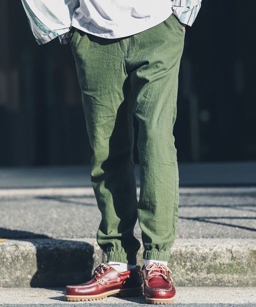 URBAN RESEARCH Sonny Label（アーバンリサーチサニーレーベル）の「『XLサイズあり』リネンイージージョガーパンツ（その他パンツ・メンズ・ベージュ/ネイビー/カーキ/グレー・MEDIUM/LARGE/X-LARGE）」の16枚目の写真