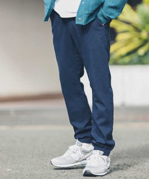 URBAN RESEARCH Sonny Label（アーバンリサーチサニーレーベル）の「『XLサイズあり』リネンイージージョガーパンツ（その他パンツ・メンズ・ベージュ/ネイビー/カーキ/グレー・MEDIUM/LARGE/X-LARGE）」の17枚目の写真