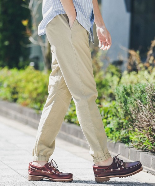 URBAN RESEARCH Sonny Label（アーバンリサーチサニーレーベル）の「『XLサイズあり』リネンイージージョガーパンツ（その他パンツ・メンズ・ベージュ/ネイビー/カーキ/グレー・MEDIUM/LARGE/X-LARGE）」の20枚目の写真