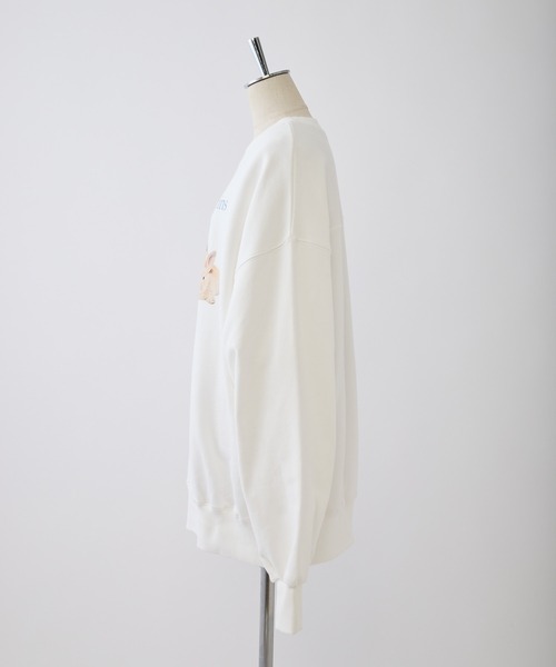 one after another NICE CLAUP（ワンアフターアナザーナイスクラップ）の「オーバーサイズが可愛い。うさぎアソートスウェット（スウェット・レディース・レッド/オフホワイト/ピンク/オートミール・FREE）」の22枚目の写真