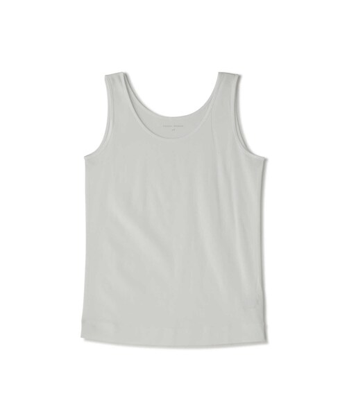 human woman（ヒューマンウーマン）の「オーガニックコットンスムースタンクトップ（タンクトップ・レディース・グレー/ホワイト・MEDIUM）」の17枚目の写真