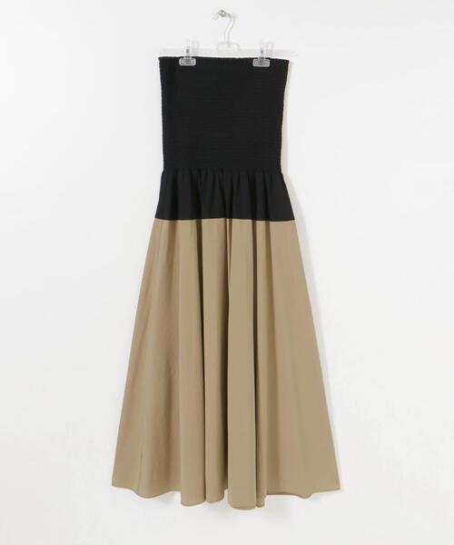 LAATO（ラート）の「SHIRRING FLARE SKIRT（スカート・レディース・ブラック/キャメル/ネイビー・FREE）」の10枚目の写真