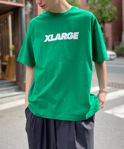 国内配送★XLARGE★フロントロゴ 半袖T 3色 合わせやすい セール】【XLARGE】フロントロゴ半袖Tシャツ（Tシャツ