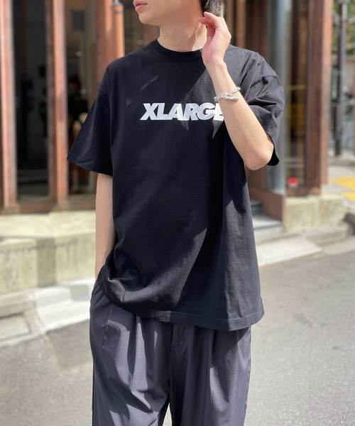 XLARGE フロントロゴ 半袖Ｔシャツ 定番アイテム コーデしやすい XLARGE（エクストララージ）の「【XLARGE】フロントロゴ半袖T