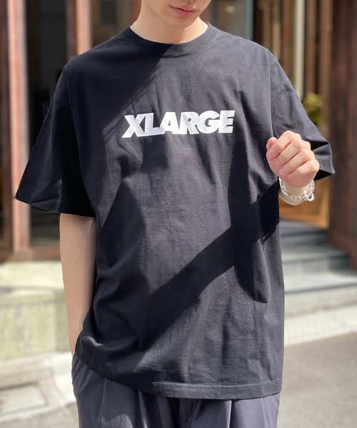 XLARGE フロントロゴグラフィック 半袖Ｔシャツ デニムに合う◎ XLARGE フロントロゴグラフィック 半袖Tシャツ デニムに合う
