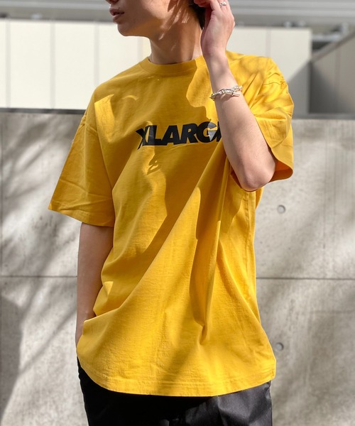 XLARGE(エクストララージ)の「【XLARGE】フロントロゴ半袖Tシャツ(Tシャツ/カットソー・メンズ・ホワイト/イエロー/ブラック/グリーン・L/M/XL/S)」の11枚目の写真