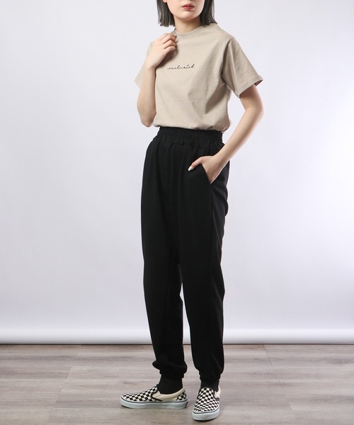 spiritoso(スピリトーゾ)の「spiritoso ComplicatedプリントTシャツ 半袖(Tシャツ/カットソー・レディース・レモンイエロー/カーキ/グリーン/ラベンダー/スミクロ/グレー/グレイッシュベージュ・F)」の14枚目の写真