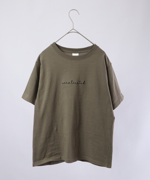 spiritoso(スピリトーゾ)の「spiritoso ComplicatedプリントTシャツ 半袖(Tシャツ/カットソー・レディース・レモンイエロー/カーキ/グリーン/ラベンダー/スミクロ/グレー/グレイッシュベージュ・F)」の15枚目の写真