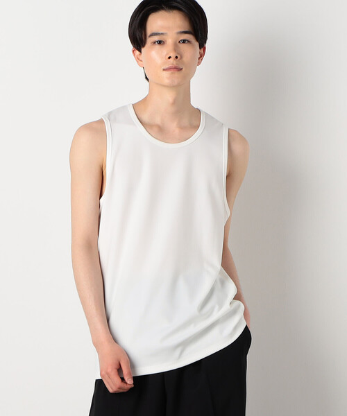 COMME CA ISM(コムサイズム)の「★雑誌掲載商品★ルーズフィット タンクトップ(タンクトップ・メンズ・ホワイト/ブラック・L/M)」の1枚目の写真