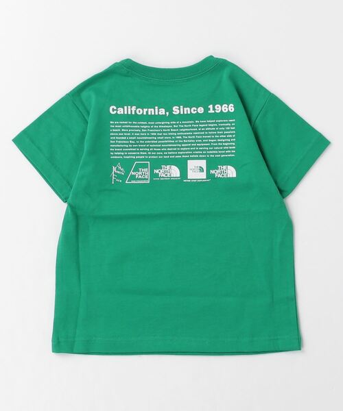 THE NORTH FACE（ザノースフェイス）の「ザ ノース フェイス THE NORTH FACE S/S Historical Logo Tee_ショートスリーブヒストリカルロゴティー（Tシャツ/カットソー・キッズ・ネイビー/ベージュ/グリーン/ホワイト・100cm/130cm/150cm/140cm/120cm/110cm）」の6枚目の写真