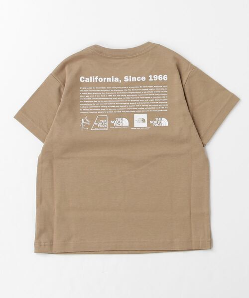 THE NORTH FACE（ザノースフェイス）の「ザ ノース フェイス THE NORTH FACE S/S Historical Logo Tee_ショートスリーブヒストリカルロゴティー（Tシャツ/カットソー・キッズ・ネイビー/ベージュ/グリーン/ホワイト・100cm/130cm/150cm/140cm/120cm/110cm）」の7枚目の写真