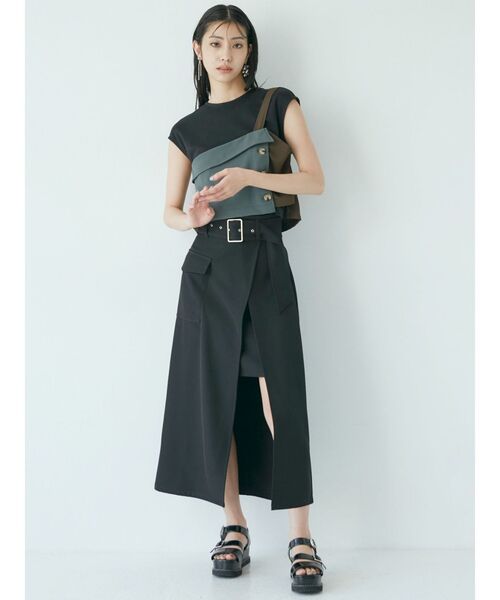 MURUA（ムルーア）の「ベルテッドステッチサンダル（サンダル・レディース・ブラック/その他1・22.5/24.5/23.5）」の5枚目の写真