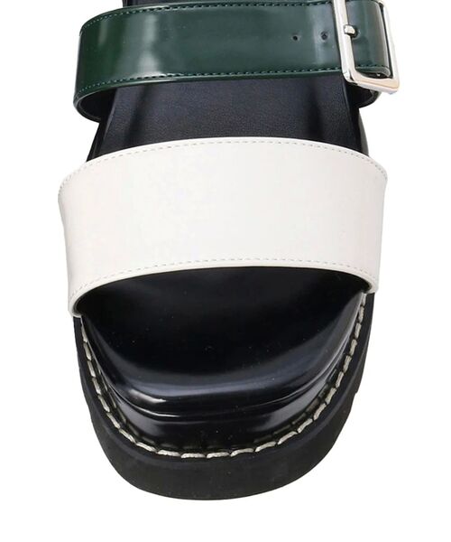 MURUA（ムルーア）の「ベルテッドステッチサンダル（サンダル・レディース・ブラック/その他1・22.5/24.5/23.5）」の7枚目の写真