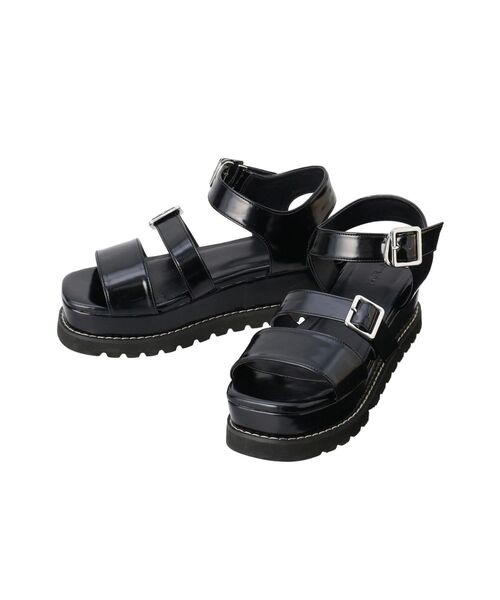 MURUA（ムルーア）の「ベルテッドステッチサンダル（サンダル・レディース・ブラック/その他1・22.5/24.5/23.5）」の16枚目の写真